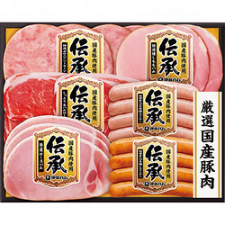 〈伊藤ハム〉伝承国産豚肉スライスハム詰合せ