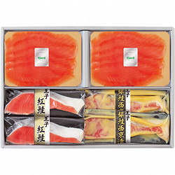 〈王子サーモン〉スモークサーモン・漬魚詰合せ