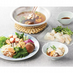 〈下鴨茶寮〉料亭の鱧と旬菜の出汁しゃぶ