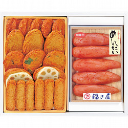 〈月揚庵〉さつまあげ・福さ屋明太子セット