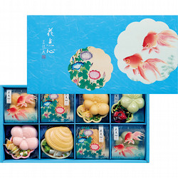 東京国立近代美術館 限定ギフト〈京洛 辻が花〉『金魚二匹・朝顔』京野菜お吸物・お茶漬最中詰合せ