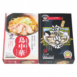 〈かほく〉冷たい肉そば・鳥中華セット