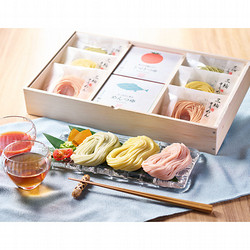 池利 まあるい彩り三輪素麺と2種のつゆ
