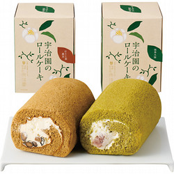 〈宇治園〉お茶のロールケーキセット