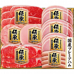 〈伊藤ハム〉伝承国産豚肉スライスハム詰合せ