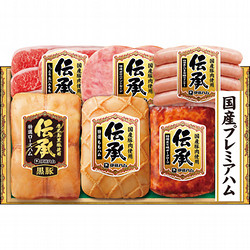 〈伊藤ハム〉伝承国産豚肉ハム詰合せ