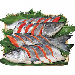 〈魚がし北田〉手塩鮭（新巻鮭切身）