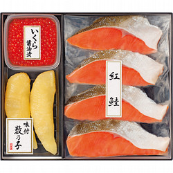 紅鮭・いくら醤油漬・味付数の子
