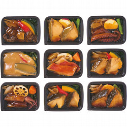 〈魚道楽〉レンジで簡単!骨取り煮魚と野菜付合せ
