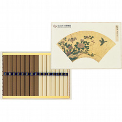 奈良国立博物館 限定ギフト〈マル勝高田商店〉『扇面画帖』手延べ蕎麦・饂飩詰合せ