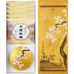 東京国立博物館 限定ギフト〈錦松梅〉『桜に春草図』有田焼容器入・小袋