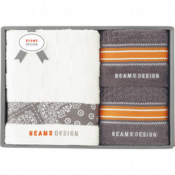 〈BEAMS DESIGN〉タオルギフト グレー