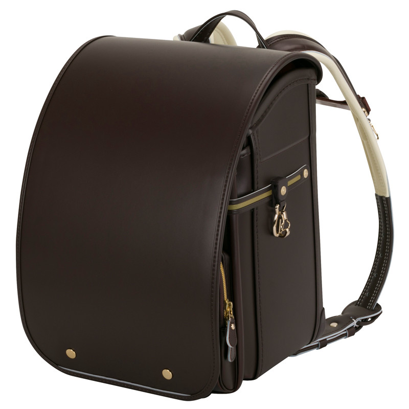 ふわりぃ］ジップ女児 ブラウン／ブラウン - 2026 東武のランドセル