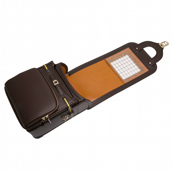 ふわりぃ］ジップ女児 ブラウン／ブラウン - 2026 東武のランドセル