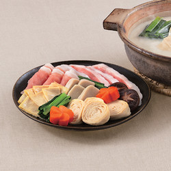 京料理 美濃吉 湯葉と伊勢美稲豚の豆乳しゃぶしゃぶ鍋