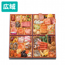 東武オリジナル 能登半島・和倉温泉 宿守屋寿苑 （和洋） 四段重【広域配送】