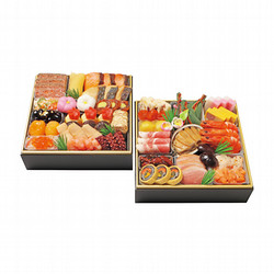 【池袋店舗お渡し】京・料亭 わらびの里 （和洋） 二段重
