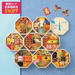 【池袋店舗お渡し】【東武カード限定ご優待】東武オリジナル 東京スカイツリー(R)おせち （和洋中） 八段重