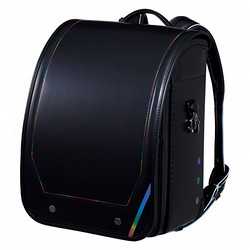 ［地球NASAランドセル(R)］ラ テラ（ブラック×レインボー）