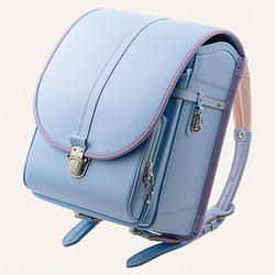［Oeuf＋（ウフプラス）］ウフプラスランドセル（ペールブルー×ペールラベンダー）