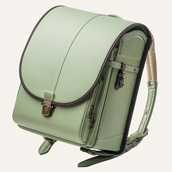 ［Oeuf＋（ウフプラス）］ウフプラスランドセル（ピスタチオグリーン×チョコ）