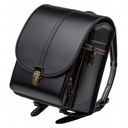 ［Oeuf＋（ウフプラス）］ウフプラスランドセル（ブラックアンティーク×チョコ）