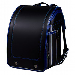 ［地球NASAランドセル(R)］マイティ（ブラック×ブルー）