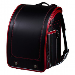 ［地球NASAランドセル(R)］マイティ（ブラック×レッド）