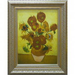 ［名画復刻 複製版画～STUDIO ART WALK USA～］フィンセント・ファン・ゴッホ「ひまわり」キャンバスエディション