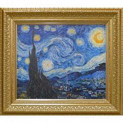 ［名画復刻 複製版画～STUDIO ART WALK USA～］フィンセント・ファン・ゴッホ「星月夜」キャンバスエディション