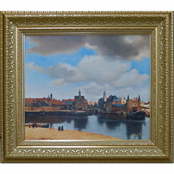 ［名画復刻 複製版画～STUDIO ART WALK USA～］ヨハネス・フェルメール「デルフトの眺望」キャンバスエディション・複製版画