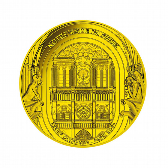 ［ＳＧＣゴールドショップ］50ユーロ金貨＜ノートルダム大聖堂＞
