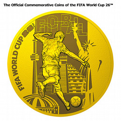 FIFAワールドカップ2018 銀製コインセット 2018FIFAワールドカップロシア大会公式記念コイン