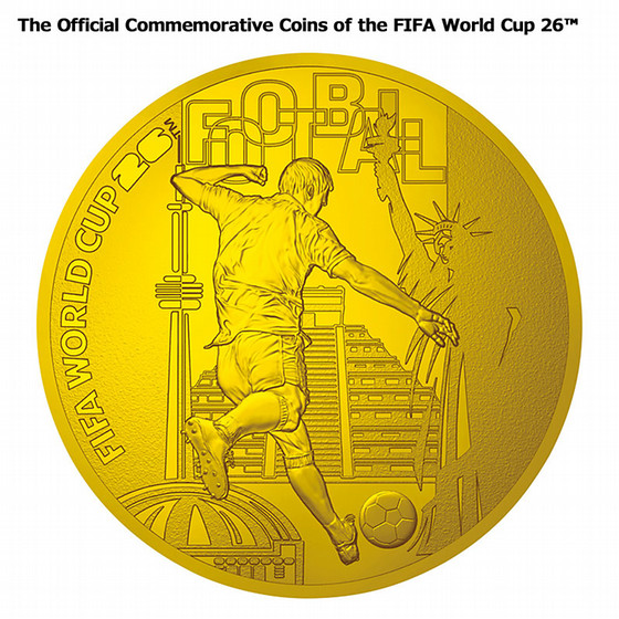 SGCゴールドショップ］「FIFAワールドカップ26公式記念コイン
