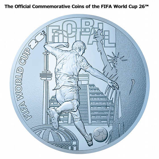 SGCゴールドショップ］「FIFAワールドカップ26公式記念コイン