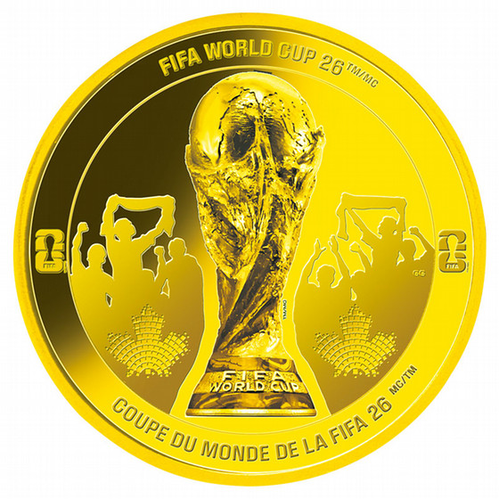 SGCゴールドショップ］FIFAワールドカップ26 公式記念コイン350