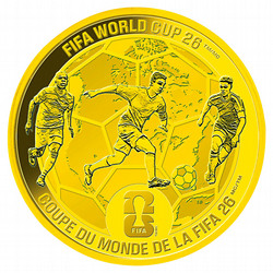 ［ＳＧＣゴールドショップ］FIFAワールドカップ26 公式記念コイン200カナダドル金貨