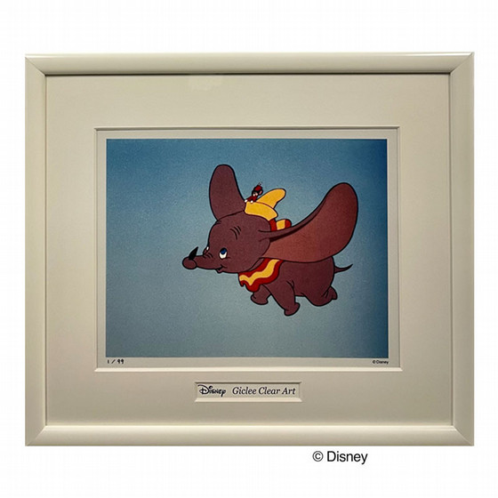 ダンボ ピンバッジ 絵画 ディズニー アートコレクション］Flying Dumbo - ディズニー アート