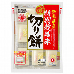 越後製菓 特別栽培米 切り餅 400g×10