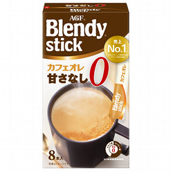 AGF ブレンディ スティック カフェオレ甘さなし 8本×6