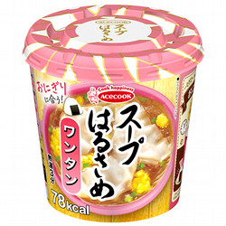 エースコック スープはるさめ ワンタン 1食（22g）×6