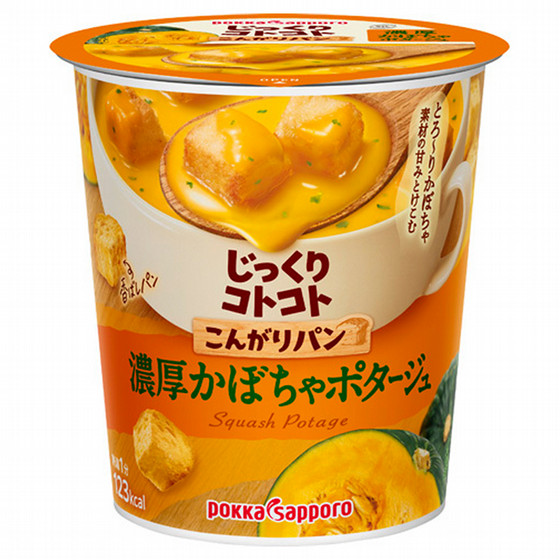 ポッカサッポロ こんがりパン 濃厚かぼちゃカップ 1食（29.5g