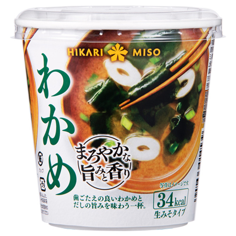 ひかり みそ汁まろやかな旨み香りわかめ カップ 1食×6