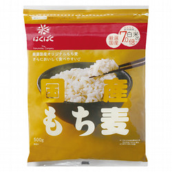 はくばく 国産もち麦 500g×6