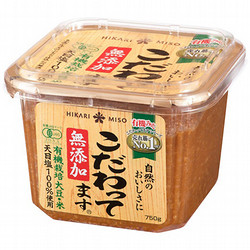 ひかり味噌 こだわってます無添加 カップ 750g×8