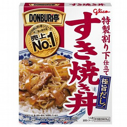 グリコ DONBURI亭 すき焼き丼 1食（170g）×10