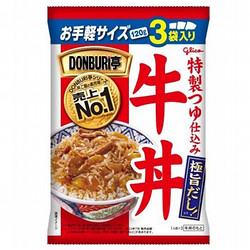 グリコ DONBURI亭3食パック牛丼 1食（120g）×3×10