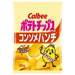 カルビー ポテトチップスコンソメパンチ 60g×12