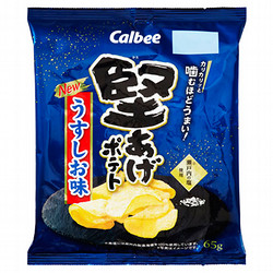 カルビー 堅あげポテト うすしお味 65g×12