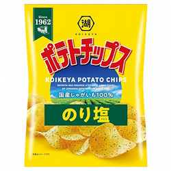 湖池屋 ポテトチップス のり塩 60g×12